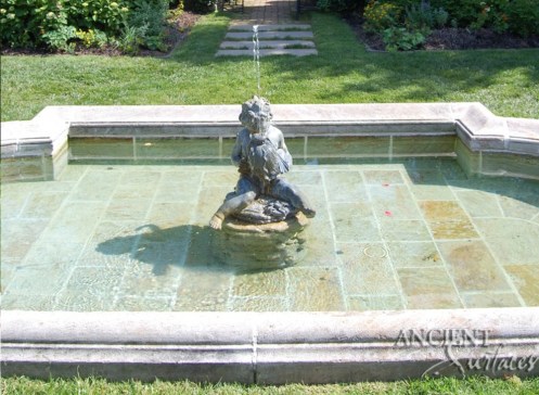 Antique Medieval wall fountain by Ancient Surfaces.