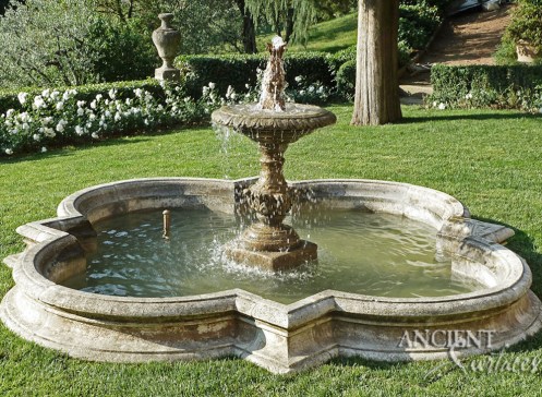Antique Medieval wall fountain by Ancient Surfaces.