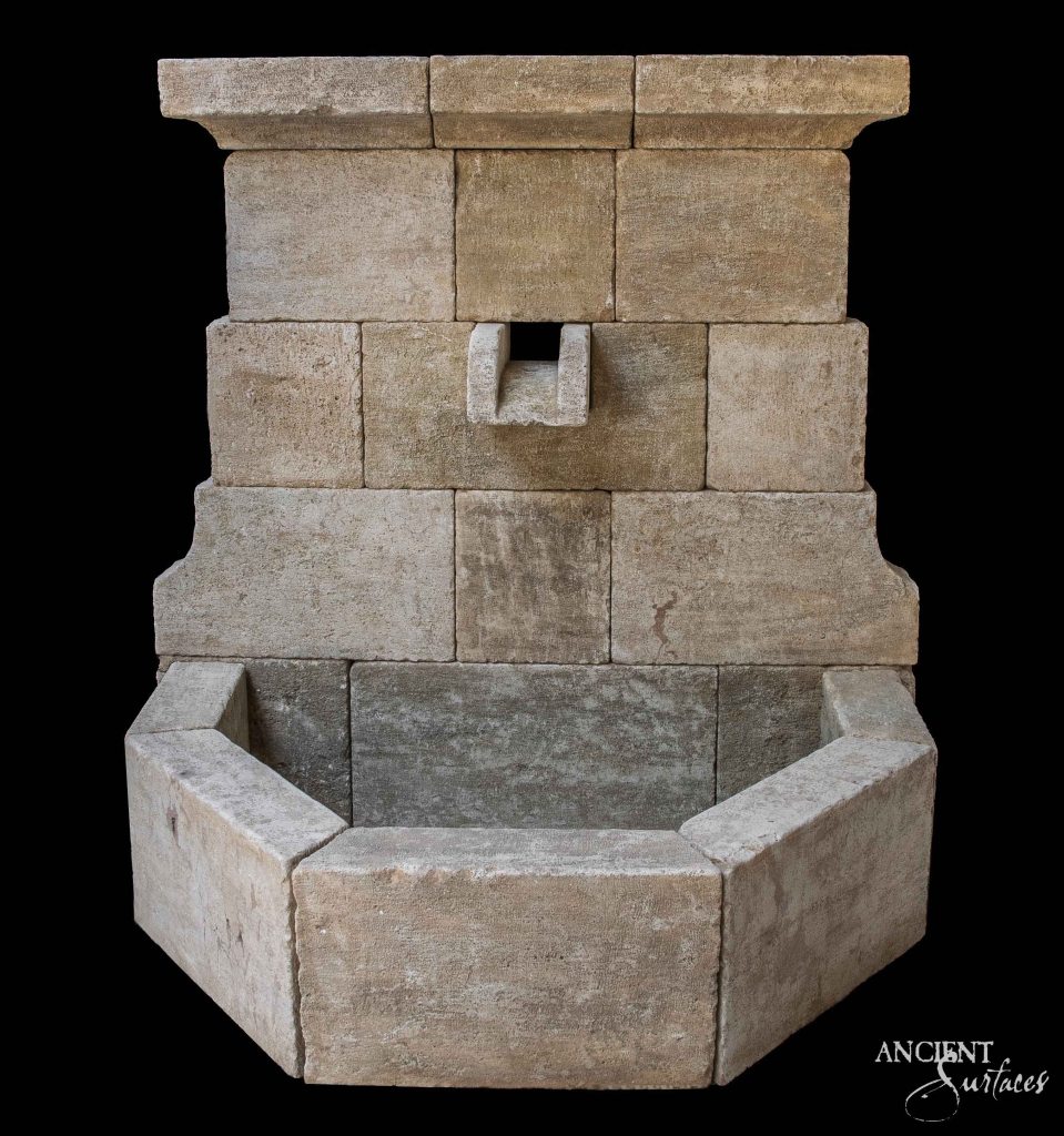 Ancient Surfaces
Limestone elegance
Timeless designs
Fountain artistry
Natural aesthetics
Water elements
Stone craftsmanship
Heritage features
Classic appeal
Tranquil ambiance
Antique Limestone Wall Fountains 
Vintage water features
Old Stone Fountains
Italian Fountain Designs
Antique Farmhouse Wall Fountain
