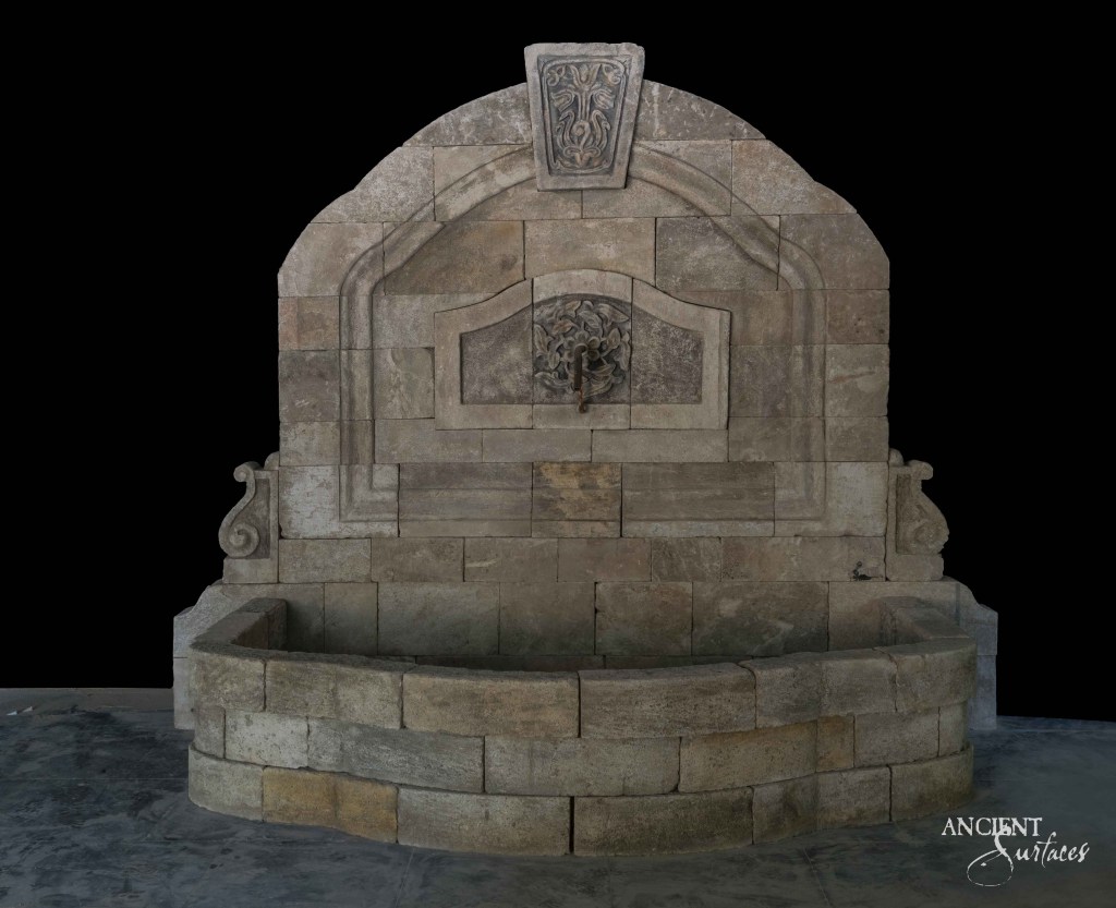 Ancient Surfaces wall fountains
Limestone wall fountain
Reclaimed limestone wall fountain
Architectural design elements
Reclaimed water features
Antique stone fountains
Garden tranquility enhancements
Historical architectural elements
Artisan craftsmanship in stone
Sustainable design choices
Tranquil water sounds for homes
Interior and exterior design focal points
Timeless artistry in architecture
Luxury garden features
Historical integrity preservation
Environmental impact of repurposing
Versatile design aesthetics in fountains
Legacy of ancient craftsmanship
Bridging past and present in design
Sophisticated courtyard decorations
Ancient estates and villas decor
Carved stone water features
Peaceful atmosphere creators