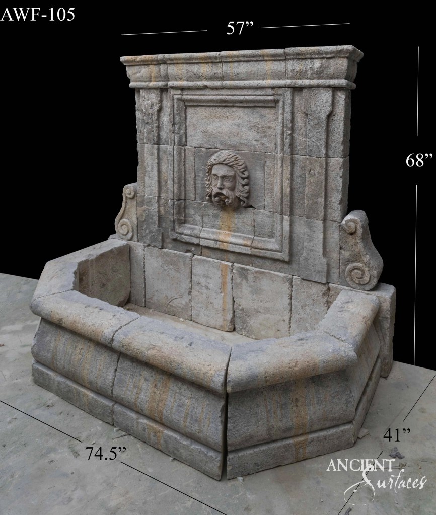 Ancient Surfaces wall fountains
Reclaimed limestone wall fountains
Antique wall fountains
Historical stone fountains
Elegant limestone water features
Weathered wall fountains
Customizable limestone fountains
Artisan crafted wall fountains
Limestone fountains with carvings
Majestic reclaimed fountains
Ornate wall fountains
Limestone water features
Rustic reclaimed wall fountains
Durable limestone fountains
Wall fountains for gardens
Luxury reclaimed fountains
Eco-friendly wall fountains
Unique limestone water features
Antique garden fountains
Historical reclaimed fountains
