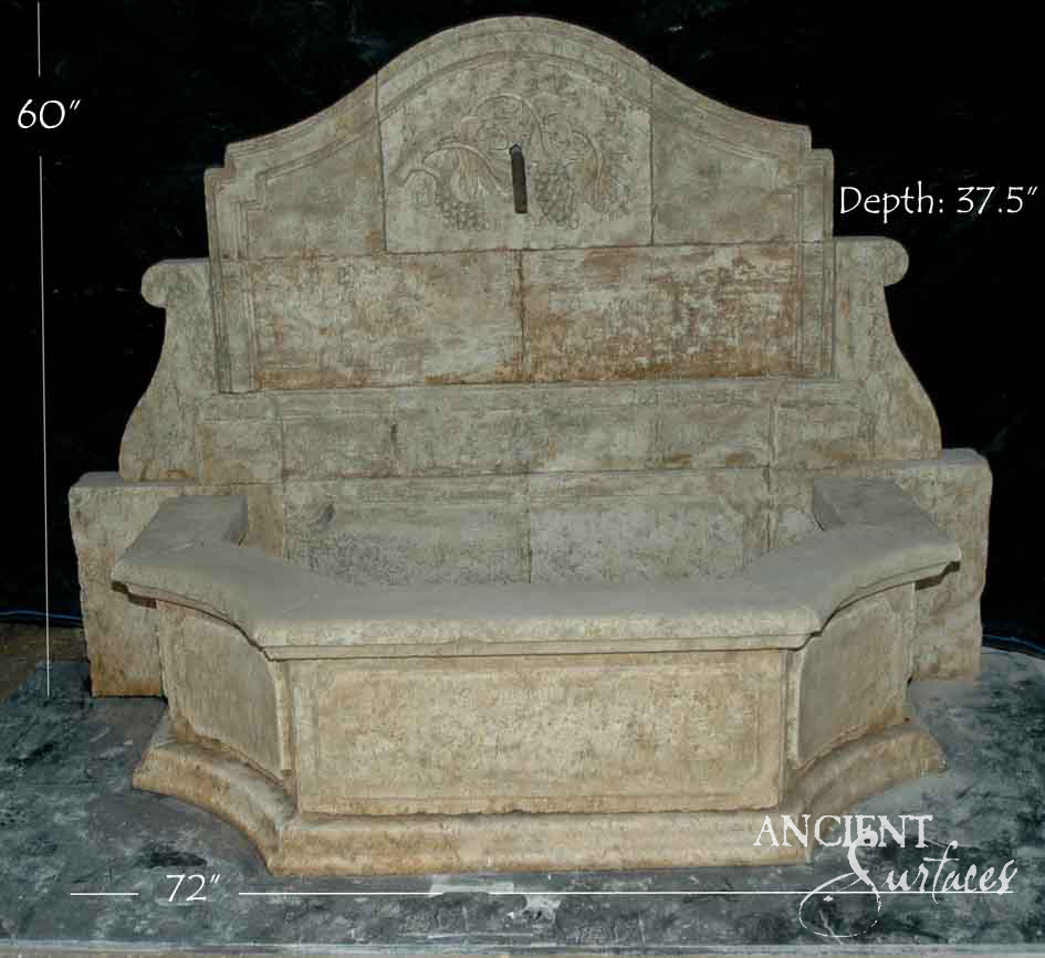 Reclaimed limestone fountains
Ancient Surfaces fountains
Antique limestone water features
Historic limestone courtyard fountains
Luxury limestone garden fountains
Hand-carved limestone wall fountains
European limestone fountain designs
Classic limestone basin fountains
Weathered limestone outdoor fountains
Mediterranean limestone garden features
Timeless limestone patio fountains
Rustic limestone water elements
Elegant limestone landscape accents
Authentic reclaimed stone fountains
Old-world limestone craftsmanship