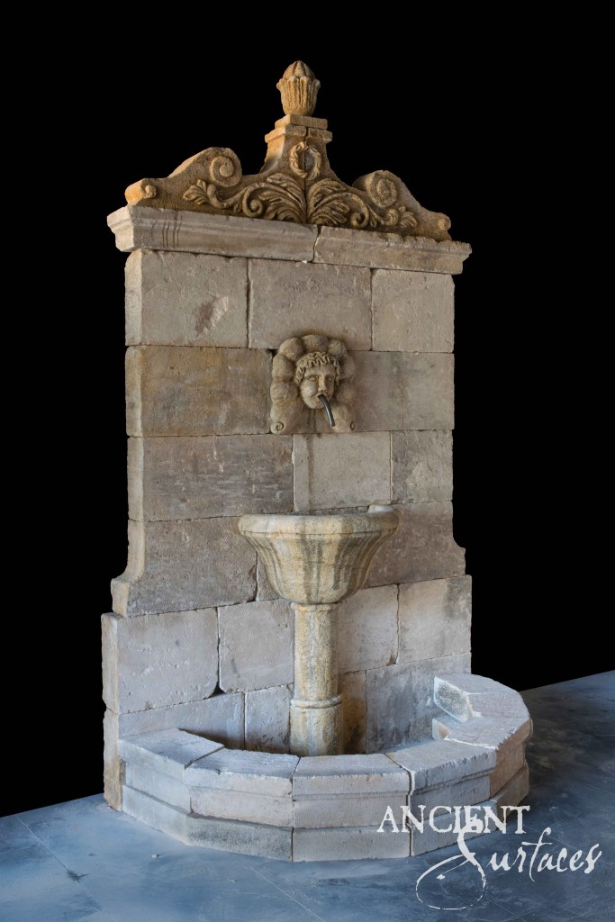 Reclaimed limestone wall fountains
Ancient Surfaces garden features
Antique stone water fountains
Limestone lion head spout fountain
Historic limestone wall basins
Patina stone fountain designs
Mediterranean reclaimed stone fountains
Baroque limestone fountain detailing
Rustic Provençal garden fountains
Romanesque limestone wall pieces
Aged limestone courtyard accents
Architectural reclaimed wall fountains
Decorative limestone outdoor water features
Timeless reclaimed limestone craftsmanship
Sustainable antique limestone design