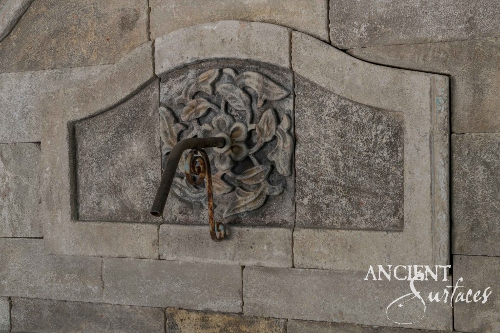 reclaimed limestone fountain spouts
Ancient Surfaces wall fountains
antique limestone water spout
sculptural wrought iron spouts
brass spout limestone fountain
historic fountain fixture design
volute carved limestone wall fountain
floral limestone spout detail
French countryside limestone fountains
architectural antique water features
hand-forged limestone spouts
kinetic limestone wall sculptures
rustic limestone wall basin
ornamental fountain hardware
reclaimed ancient limestone