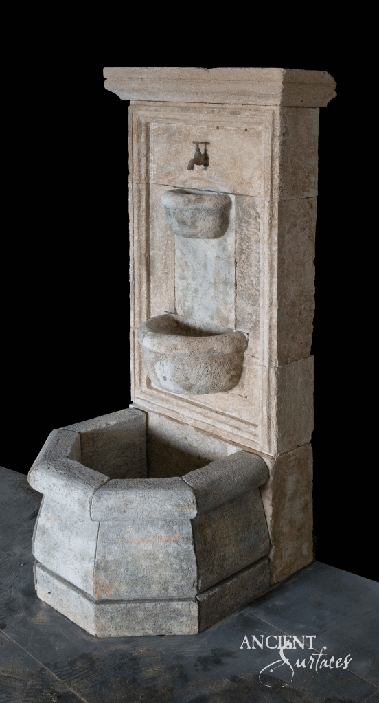 antique limestone wall fountains
Ancient Surfaces reclaimed fountains
historic stone water features
sculptural limestone wall fountain
Mediterranean limestone water elements
carved limestone garden fountains
reclaimed stone architectural accents
classical limestone fountain designs
limestone fountains for luxury homes
aged limestone outdoor water feature
limestone wall fountains for interiors
lion head stone wall fountain
pedestal limestone wall fountain
hand-carved limestone water basins
reclaimed limestone artistry
elegant limestone wall spouts
limestone architectural wall decor
refined limestone water features
timeless limestone wall designs
architectural reclaimed limestone from Ancient Surfaces