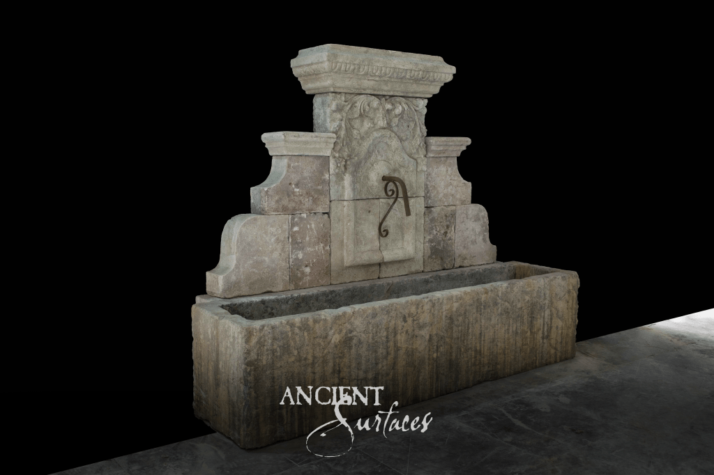 reclaimed limestone wall fountain
antique limestone wall fountain
Ancient Surfaces wall fountain collection
Ancient Surfaces reclaimed limestone fountains
limestone wall fountain for courtyard
garden limestone wall fountain
poolside limestone wall fountain
outdoor wall fountain limestone
European reclaimed wall fountain
French limestone wall fountain
Mediterranean limestone wall fountain
hand carved limestone wall fountain
limestone trough wall fountain
three spout limestone wall fountain
architectural limestone water feature
ornate carved limestone wall fountain
iron spout limestone wall fountain
reclaimed stone wall water feature
custom limestone wall fountain
limestone wall fountain installation